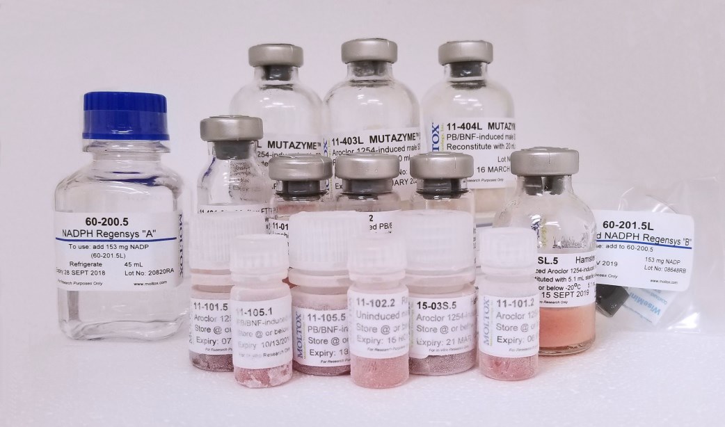 Phenobarbital/5,6Benzoflavone induced in 0.154M KCL SpragueDawley rat liver. Male. (S9